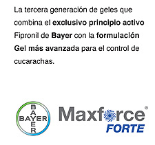 Lanzamiento del Maxforce Forte de Bayer