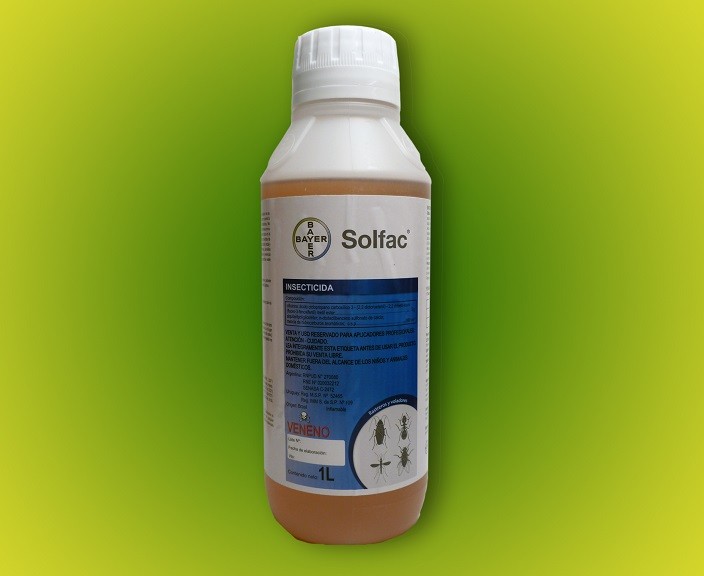 Solfac Insecticida Ciflutrina para control de plagas