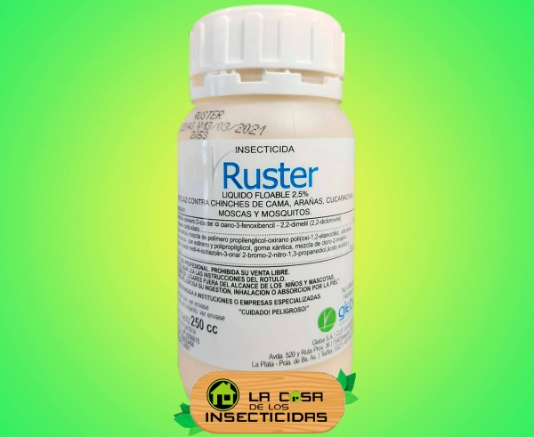 Ruster Insecticida Deltametrina control de plagas 1 ltr.