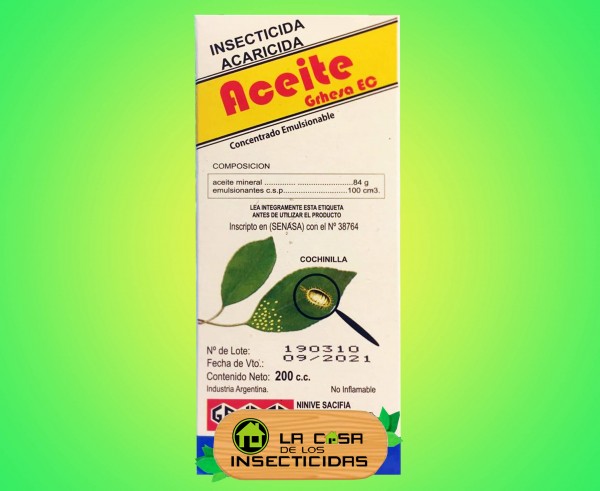 Aceite Emulsionable Grhesa 500 cc Insecticida Acaricida